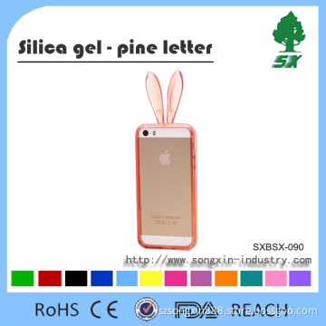 Rabbit Ears Silicone Cellphone Case Mobile Phone Cover 5/5s/6/6plus